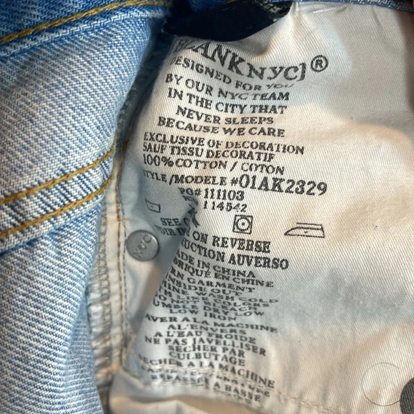 BLANKNYC Women's The Bleeker Ultra High Rise Jean with Western Buckle Detail 31 - Picture 6 of 11